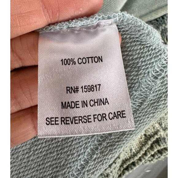 Altar'd State‎ oversized crop ruffle sleeve crop top boho beach mint sz M - Picture 5 of 6